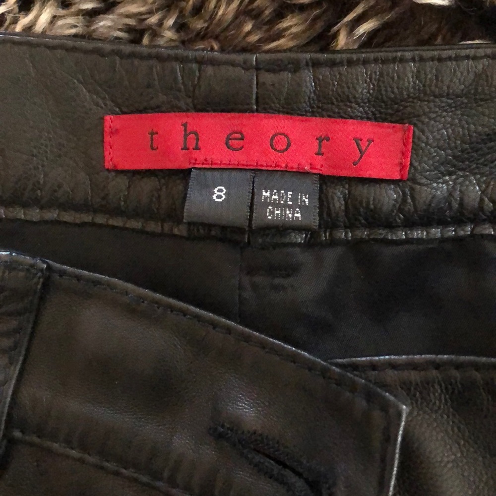 Theory leather pants